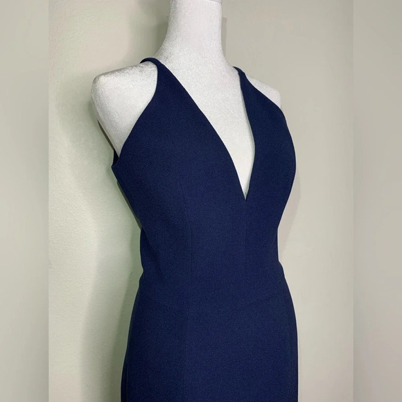 DRESS THE POPULATION Dress Women's Size Medium Midnight Blue Navy - Picture 6 of 14